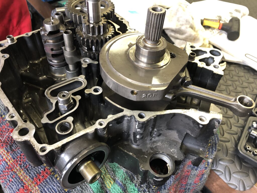 SV650のエンジン